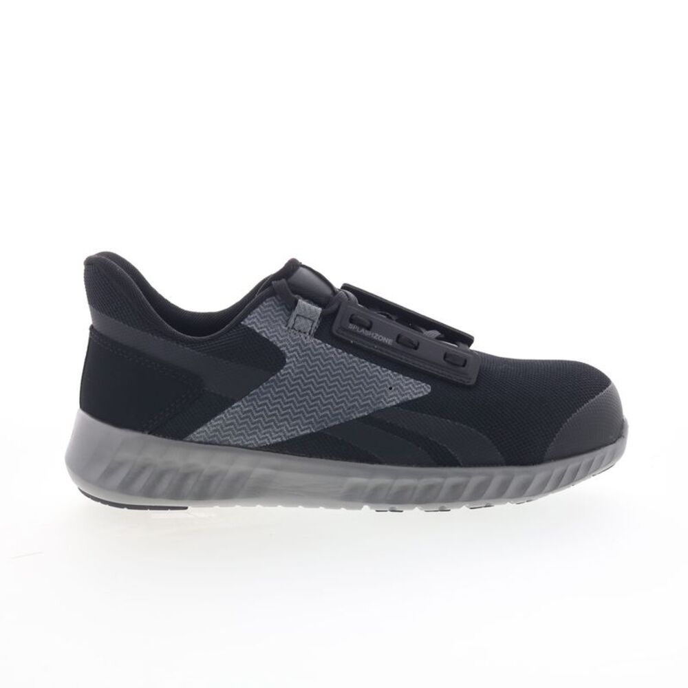 Reebok Work Mens Sublite Composite Toe Metal Free Black Shoes (NWT)